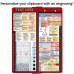 WhiteCoat Clipboard® Vertical - Red Primary Care Edition